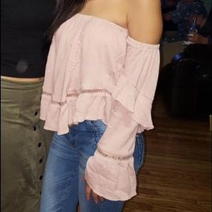 Off the shoulder shirt